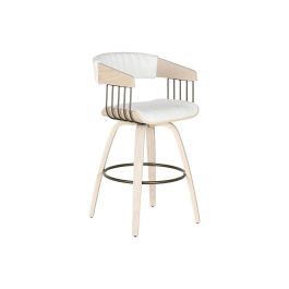 Taburete Scandi DKD Home Decor Blanco 47.5 x 94.5 x 51.5 cm