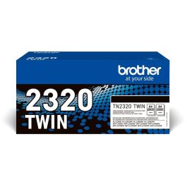 BROTHER pack de 2 cartuchos deToner negro de larga duracion tn2320twin/TN2320TWIN BROTHER pack de 2 cartuchos deToner negro de larga duracion tn2320twin/TN2320TWIN Precio: 132.49999972. SKU: S8420690