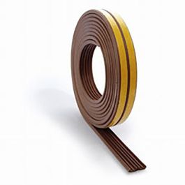 Brinox Burlete Adhesivo Perfil E para Puertas y Ventanas, Marrón 9x4 mm x 6 metros. Aislamiento Térmico y Acústico Eficaz. Precio: 3.50000002. SKU: B1HDQ5HYPX