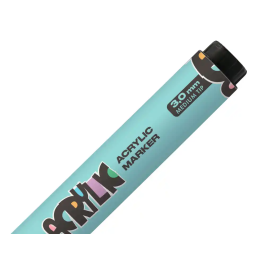 Liderpapel Rotulador Acrílico Base Agua para Todo Tipo de Superficie, Punta Redonda 3 mm, Verde Menta