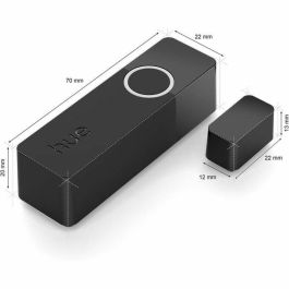 Philips Hue PHI1701429812397 Sensor de Contacto Negro – Fácil Instalación y Control por App Hue