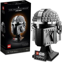LEGO 75328 Star Wars The Mandalorian Helmet Kit de modelo coleccionable para construir, decorar y regalar para adultos