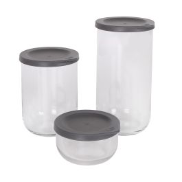 Lav Set 3 Botes con Tapa - 380 cc, 1L y 1.4L - Colección Duo (6 Cajas)