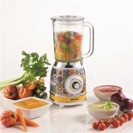 Ariete Batidora de Vaso de Vidrio Positano con 4 Cuchillas de Acero Inoxidable y 4 Velocidades Ariete Batidora de Vaso de Vidrio Positano con 4 Cuchillas de Acero Inoxidable y 4 Velocidades