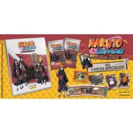 Carpeta + 24 cartas coleccionables de Naruto Shippuden TC - Panini