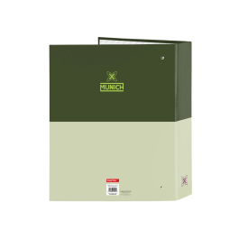 Carpeta de anillas Munich Bright khaki Verde A4 27 x 33 x 6 cm