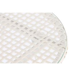 DKD Home Decor Silla de Terraza y Jardín Ratán Sintético y Hierro Galvanizado Blanco Set de 3 Desmontable con Cojines 56x57.5x82 cm DKD Home Decor Silla de Terraza y Jardín Ratán Sintético y Hierro Galvanizado Blanco Set de 3 Desmontable con Cojines 56x57.5x82 cm