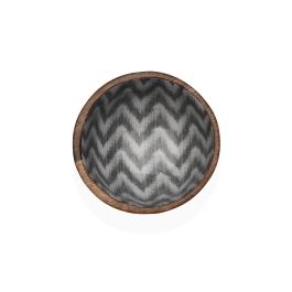 Bol Esmaltado Chevron Versa 13x7 cm - Madera mango (2 Unidades) Bol Esmaltado Chevron Versa 13x7 cm - Madera mango (2 Unidades)