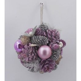 Bola Decoracion Navidad Fantasia DKD Home Decor Rosa Palo 14 x 14 x 14 cm (6 Unidades) Precio: 34.50000037. SKU: B1F3S9NLYC