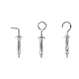 Rapid Taco de Expansión Metálico R8x32 para Pladur y Paredes Huecas (Bolsa 12 Unid)