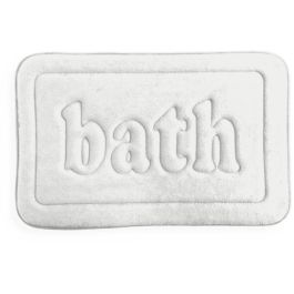 Today TOD3574641271725 - Alfombra de Baño de Espuma Viscoelástica Utility, 40 x 60 cm, Color Blanco Precio: 19.79000012. SKU: B1CZEFN2SL