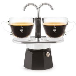 Bialetti MINI EXPRESS 2TZ Cafetera Italiana Negra Aluminio 2 Tazas 0,09 L