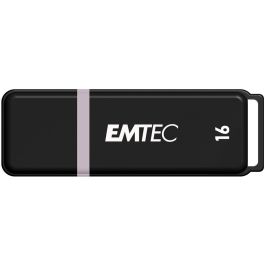 Emtec K100 P10 Stick USB 2.0 16GB Pack de 10 Unidades Negro y Multicolor para Windows, Mac, Linux