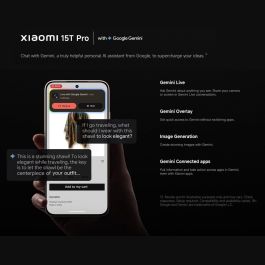 Xiaomi 15T Pro 6,73" AMOLED 12GB/1024GB Gris