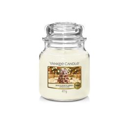 Yankee Candle Vela Perfumada Clásica Tarro Mediano Spun Sugar Flurries 411 gr
