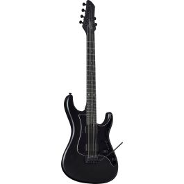 Eko Fire 500 Stealth Guitarra Eléctrica 6 Cuerdas Matte Black - Humbuckers Divisibles, Tremolo EKO Steel HRC57