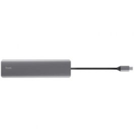 Docking USB Tipo-C Trust Dalyx/ 2xUSB/ 2xHDMI/ 1xDisplayPort/ 1xUSB Tipo-C PD/ Gris Docking USB Tipo-C Trust Dalyx/ 2xUSB/ 2xHDMI/ 1xDisplayPort/ 1xUSB Tipo-C PD/ Gris