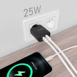 AISENS - CARGADOR 25W, 1xUSB-C PD3.0, 1xUSB-A QC3.0, NEGRO AISENS - CARGADOR 25W, 1xUSB-C PD3.0, 1xUSB-A QC3.0, NEGRO