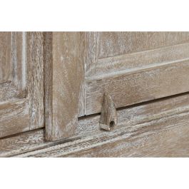 DKD Home Decor nat 2c24 Vitrina Blanca de Mango Decape con 2 Puertas y 3 Estanterías 210 x 120 x 50 cm DKD Home Decor nat 2c24 Vitrina Blanca de Mango Decape con 2 Puertas y 3 Estanterías 210 x 120 x 50 cm