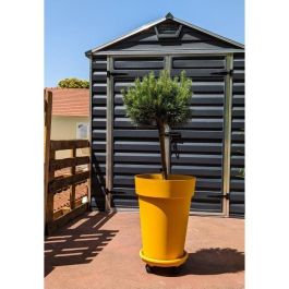 Jardinera RIVIERA SOLEILLA - Plástico - Alto 53 cm - Amarillo Jardinera RIVIERA SOLEILLA - Plástico - Alto 53 cm - Amarillo