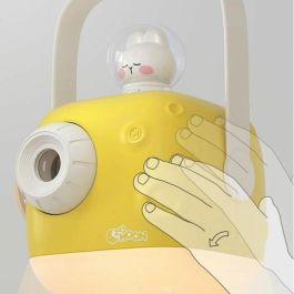 CGV CGV3322101700502 Proyector de historia ZzzMoon 1.5 Amarillo, Batería integrada, Sin luz azul, Modo luz nocturna