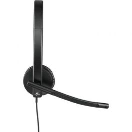 Logitech Auricular Biaural Estereo Con Micrófono, Usb - H570E