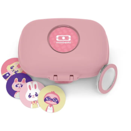 Monbento Lonchera MB Gram Rose Blush - Caja Hermética Aislante para Comida y Refrigerios