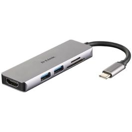 D - link Hub M530 - 2 Puertos USB 3.0, HDMI 4K, Lector de Tarjetas SD/microSD, Compatible con Mac/Windows/Linux Precio: 46.49999992. SKU: S0227545
