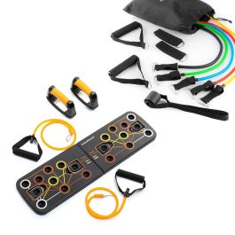 Pack Tabla de Flexiones Push-Up y Set de Bandas de Resistencia con Accesorios y Guía de Ejercicios InnovaGoods Precio: 58.49999947. SKU: B169VLKXSH