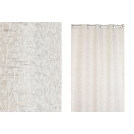 Cortina Tradicional DKD Home Decor Beige 260 x 260 x 140 cm