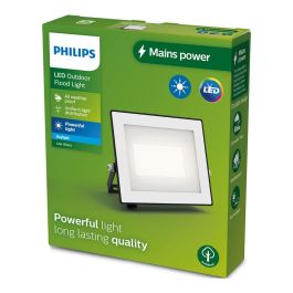 Philips Foco Proyector 30W 3200lm 5000K Luz Día Negro para Exterior IP65, 158x28x145mm