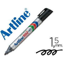 Artline 107 Rotulador Permanente Tinta Negra Punta Redonda Trazo 1.5 mm Precio: 9.68999944. SKU: B1DDGV45EZ