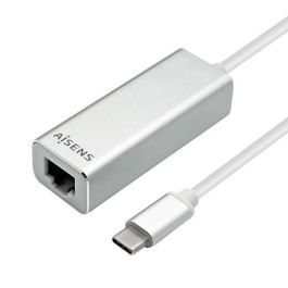 Aisens Adaptador USB-C a Ethernet Gigabit 10/100/1000 Mbps, USBC-ETH52, USB 3.1 Gen1 Macho a RJ45 Hembra, 15 cm Precio: 10.50000006. SKU: S0236368