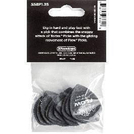 Dunlop Pack 12 Púas Tortex Flow - 1,35 Mm