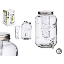 Jarra con Enfriador 8000 ml Plata Vivalto - 21x32x21 cm (6 Unidades)