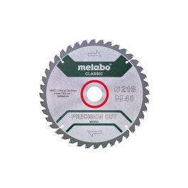 Metabo Hoja de sierra circular de corte de precisión, 216 mm, 40 dientes para inglete y sierras radiales, para madera, aglomerado y MDF