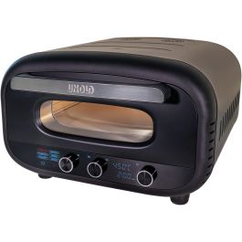 UNOLD 68805 Don Alfredo - Horno de Pizza Eléctrico Digital, 1 Pizza (30 cm, Hasta 450 °C), Piedra de Cocina, Negro y Acero Inoxidable, 1700 W Precio: 263.58999975. SKU: B1CSWLGY24