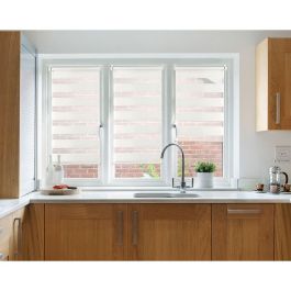 Cintacor - Stor Planet Estor Noche & Día enrollable Clip & Fix Blanco 150 x 180 cm