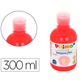 Primo Tempera liquida escolar 300 ml rojo fluorescente Precio: 4.49999968. SKU: B15R583GE9