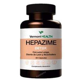VERMONT HEALTH Hepazime 60 Cápsulas con Alcachofa, Cúrcuma y Diente de León para Mantenimiento Hepático Precio: 17.7899997. SKU: B1FM7VKDGJ