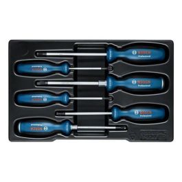 Bosch Professional BOS1706747104077 - Juego de 6 destornilladores planos
