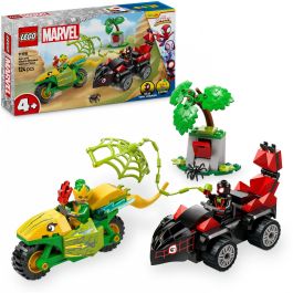 LEGO Spidey Juego de Construcción Duelo de Vehículos Dinosaurio de Spin y Electro para Niños y Niñas de 4+ años
