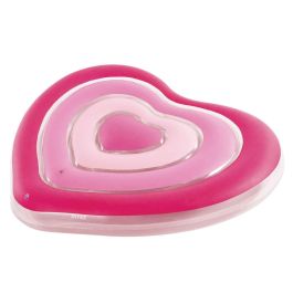 Colchoneta Hinchable Intex Corazón 135 x 155 x 25 cm Rosa (6 Unidades) Colchoneta Hinchable Intex Corazón 135 x 155 x 25 cm Rosa (6 Unidades)
