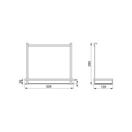 Emuca Estante para utensilios de cocina Titane, Acero, Gris antracita