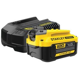 Kit de Inicio - STANLEY FATMAX V20 - SFMCB14M1-QW - Cargador 2A + 1 Batería 18V 4Ah Precio: 149.88999993. SKU: B14NLH5KGH