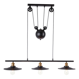 Burnaby Lámpara Colgante Metal Diseño Industrial SKD-P80008 Elegante Única para Hogar y Negocios