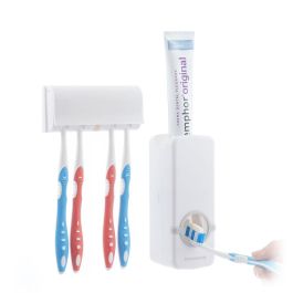 Dispensador de Pasta Dental con Soporte para Cepillos Diseeth InnovaGoods Dispensador de Pasta Dental con Soporte para Cepillos Diseeth InnovaGoods