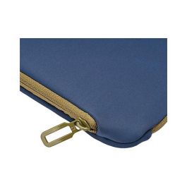 Tucano Funda Doppio Neopren con Compartimento para MacBook Pro 14" y Tableta, Azul, BFDOP1314-B, Hecha con Materiales Reciclados