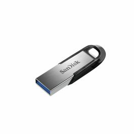 Memoria USB SanDisk Ultra Flair Negro Plateado