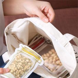 Set de 4 bolsas reutilizables para alimentos Quttin 10.5x32 cm (36 Unidades) Set de 4 bolsas reutilizables para alimentos Quttin 10.5x32 cm (36 Unidades)